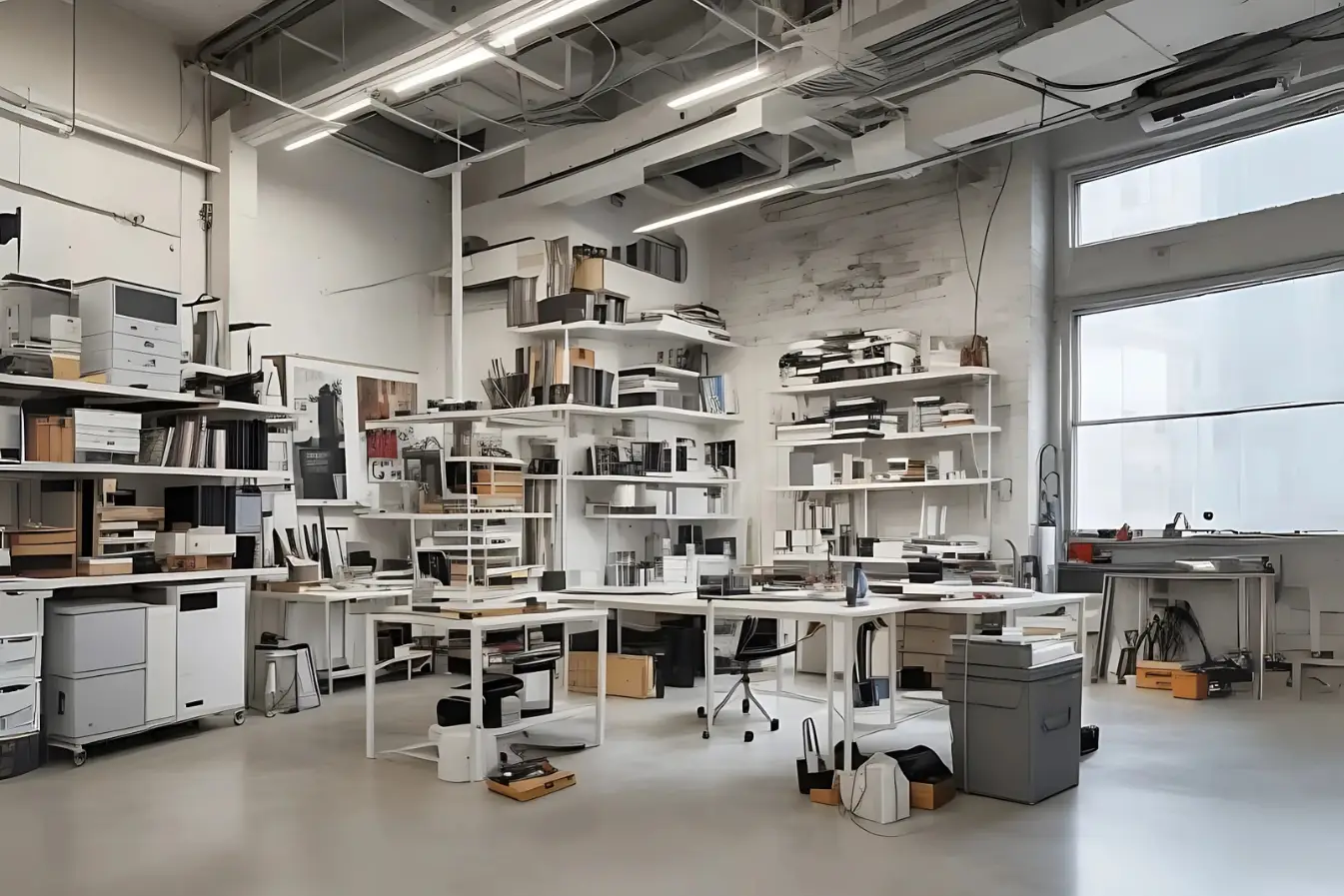 functional studio design before