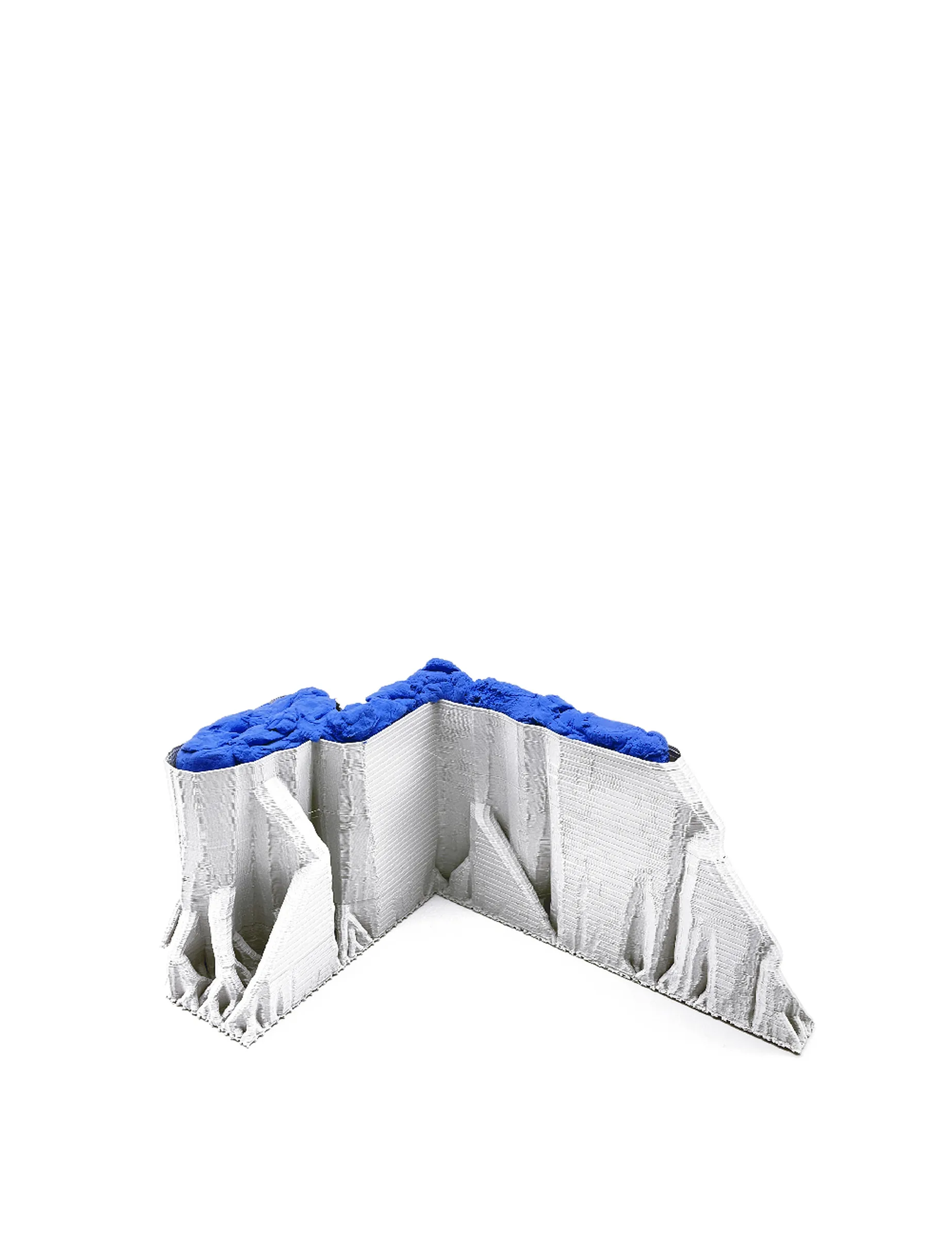 Item for the Great Reset: Monument to the Future, conceptual sculpture by Barbara K. Prokop using 3D printed PLA and putty