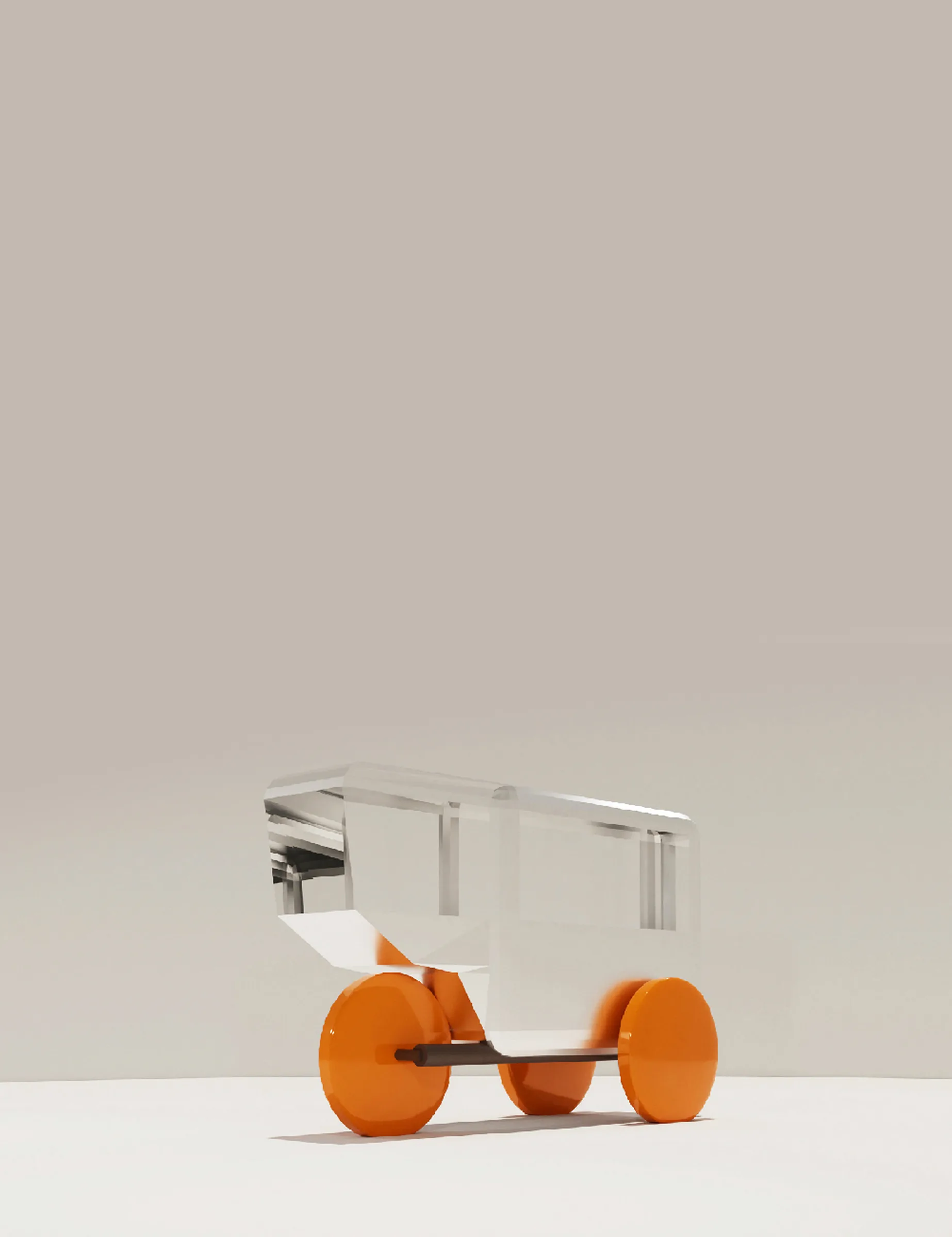 Item for the Great Reset: Service Vehicle, 3D rendered conceptual sculpture by Barbara K. Prokop