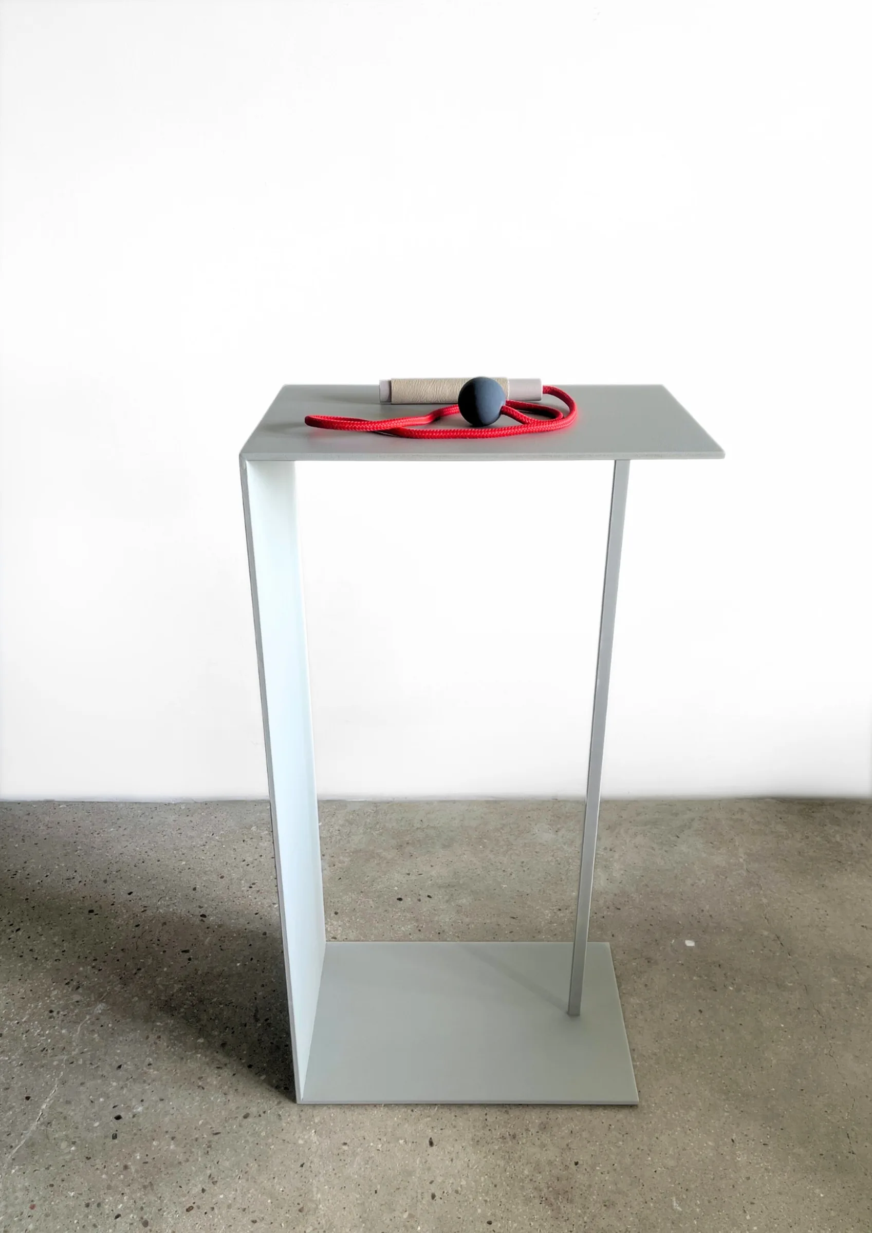Defence Offence 002 by Barbara K. Prokop, installation view of a conceptual sculpture exploring protection, threat and aggression