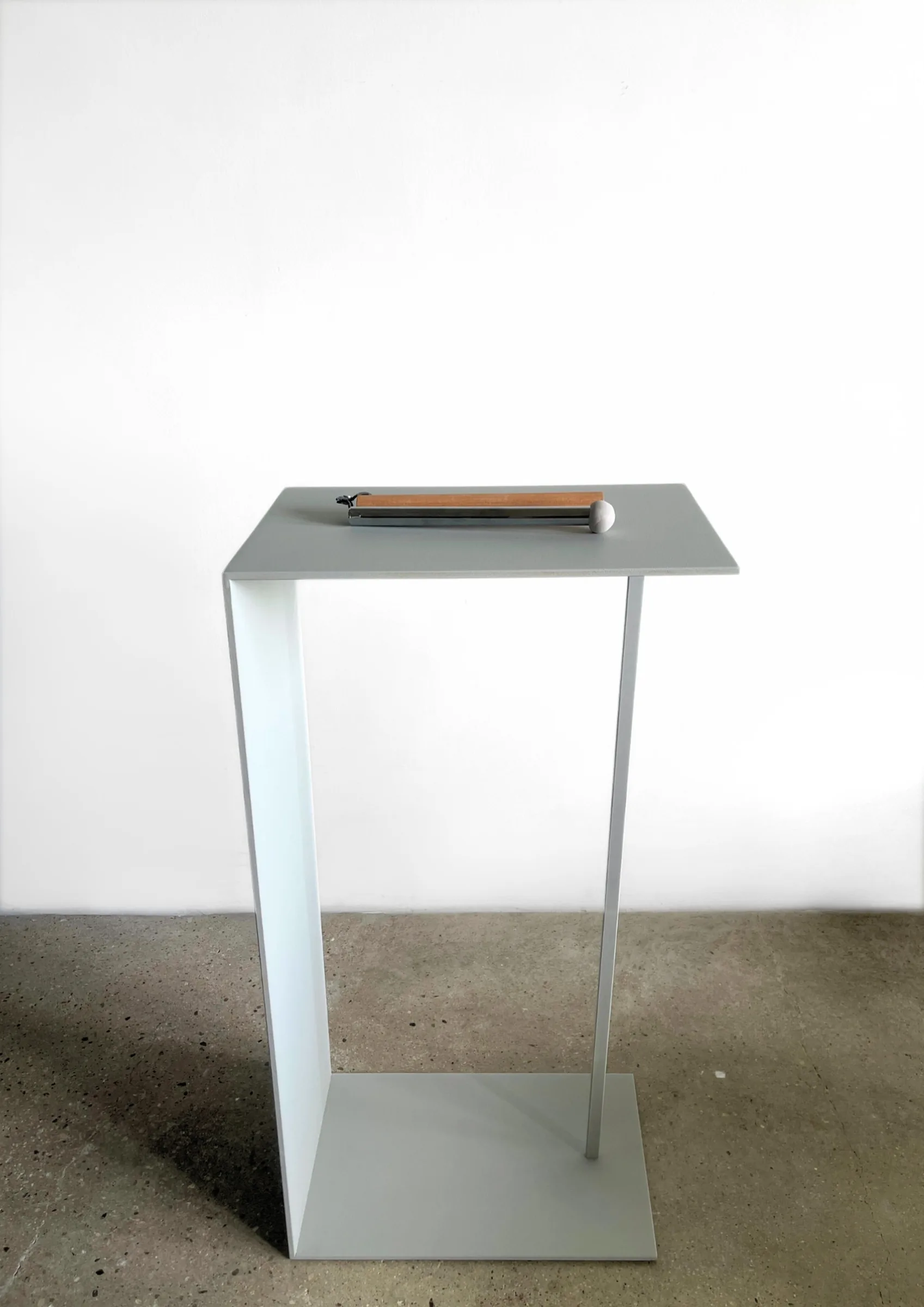 Defence Offence 005 by Barbara K. Prokop, installation view of a conceptual sculpture exploring protection, threat and aggression