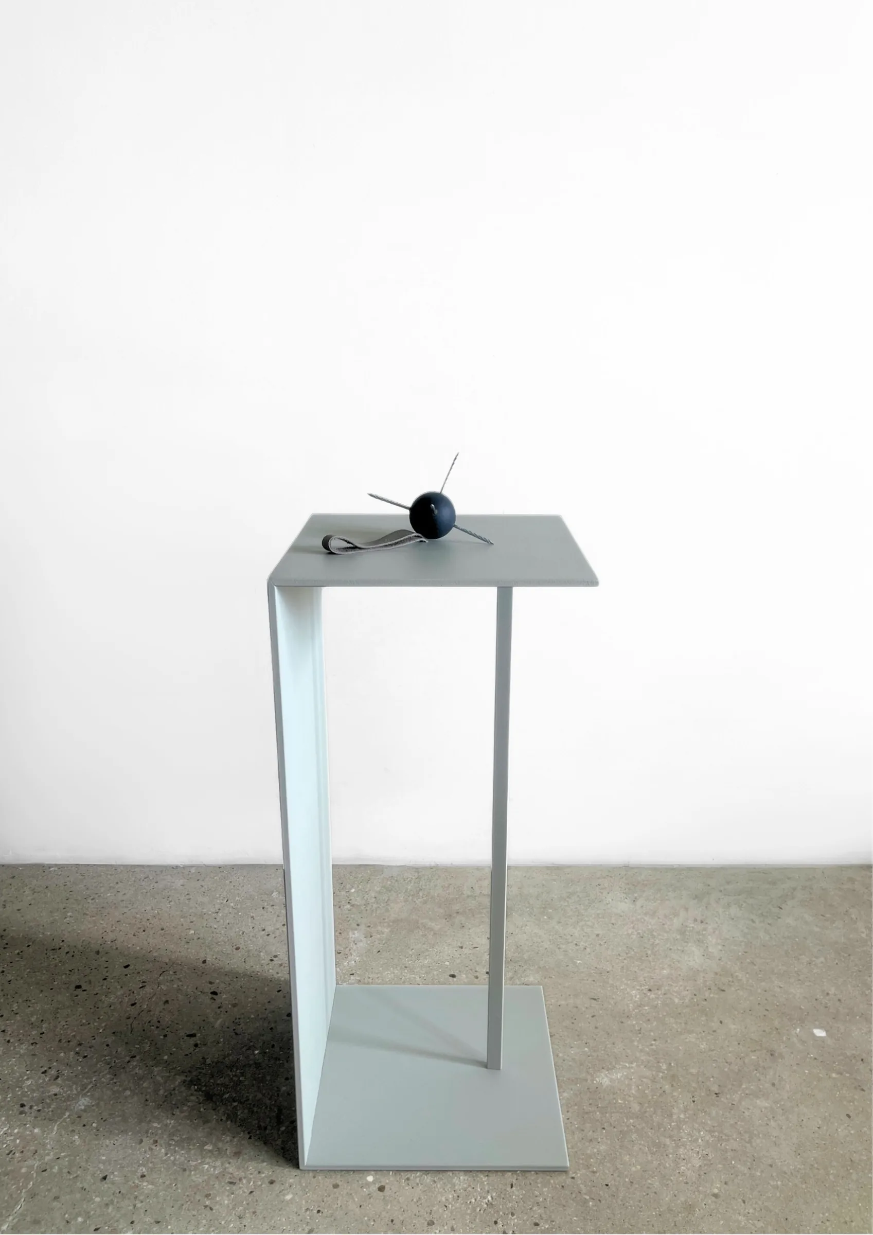 Defence Offence 006 by Barbara K. Prokop, installation view of a conceptual sculpture exploring protection, threat and aggression