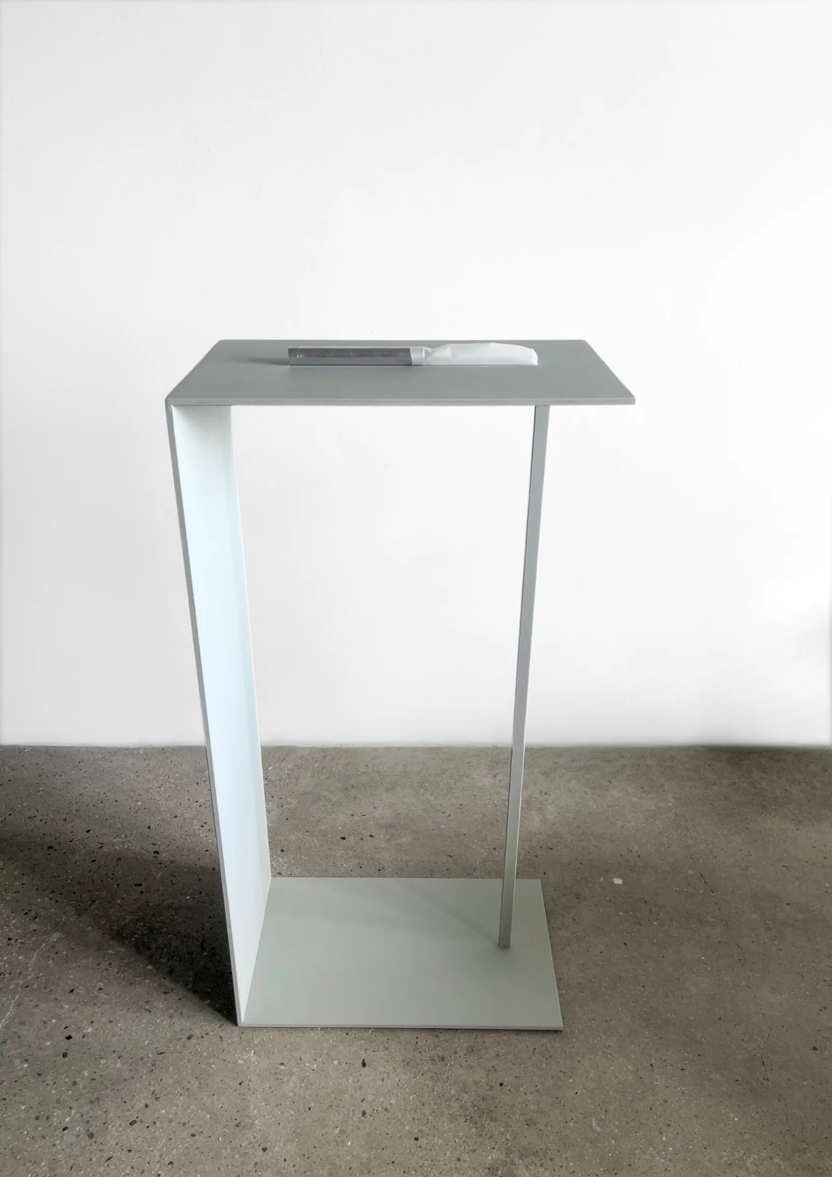 Defence Offence 008 by Barbara K. Prokop, installation view of a conceptual sculpture exploring protection, threat and aggression