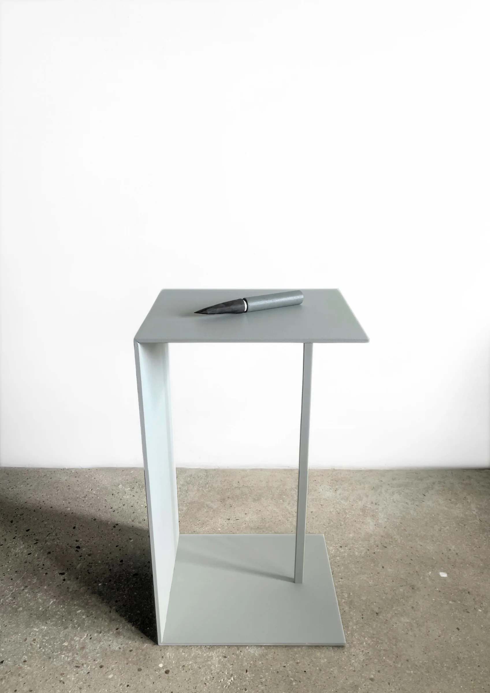 Defence Offence 010 by Barbara K. Prokop, installation view of a conceptual sculpture exploring protection, threat and aggression